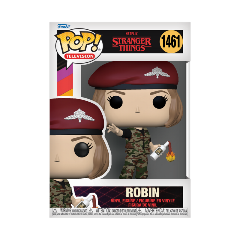 Funko POP Stranger Things Season 4 Hunter Robin with cocktail