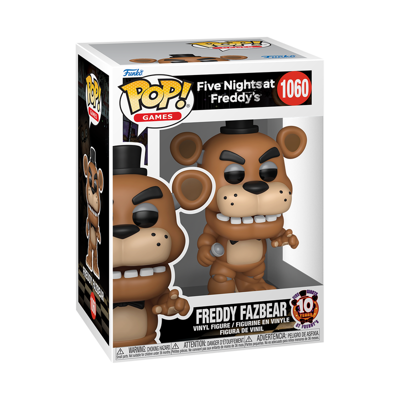 Funko POP Games: Five Nights at Freddy's - Freddy (10th Anniversay)
