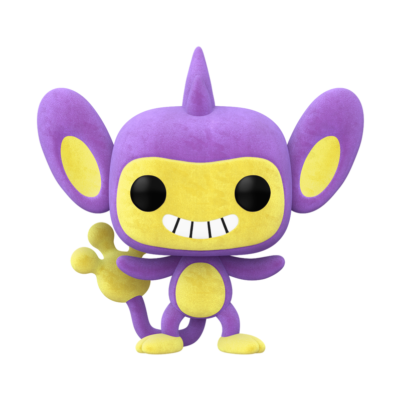 Funko Pop Games: Pokemon- Aipom Flocked Special Edition