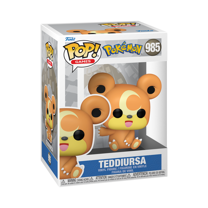 Funko POP Games: Pokemon Teddiursa — premium oyuncak