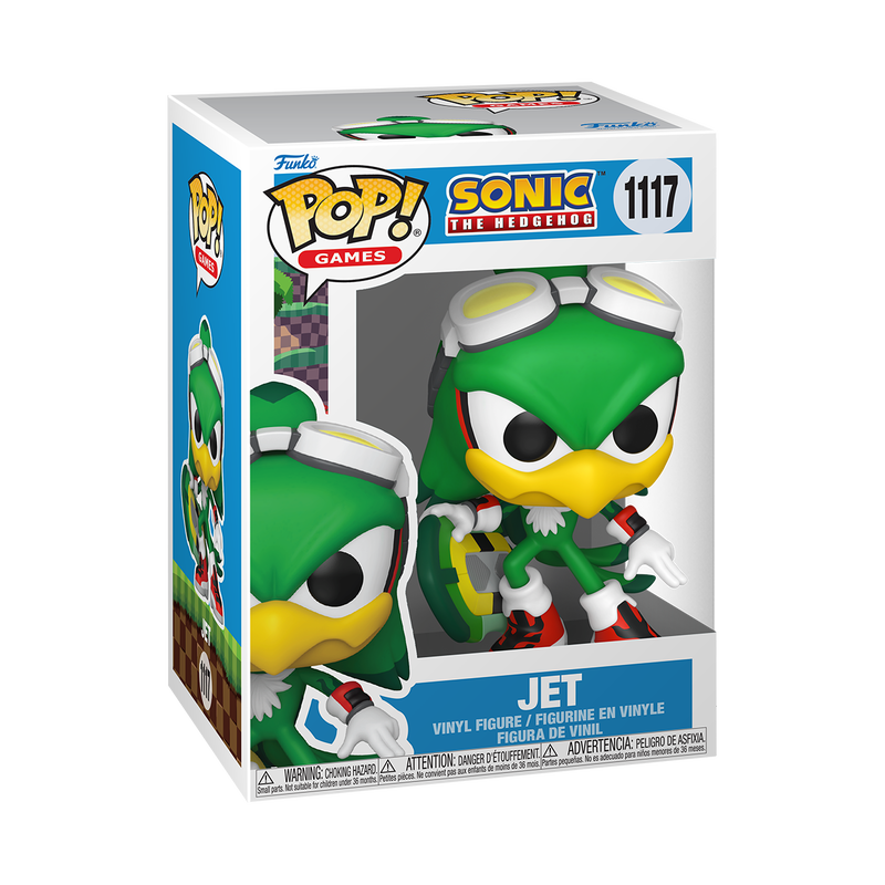 Funko POP - Games Sonic - Jet the Hawk with board