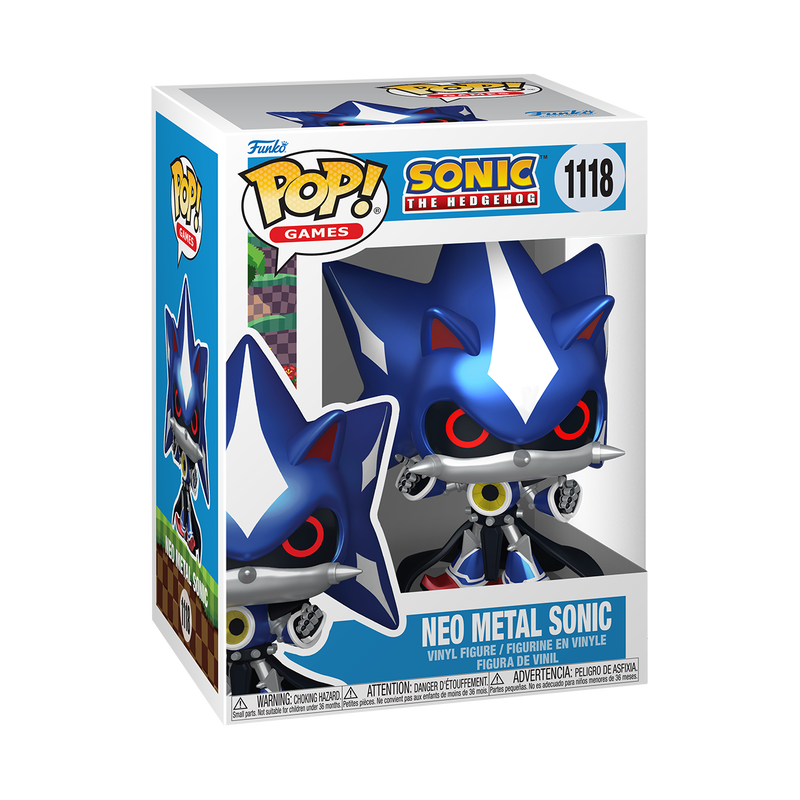 Funko POP - Games Sonic - Neo Metal Sonic (Metallic)