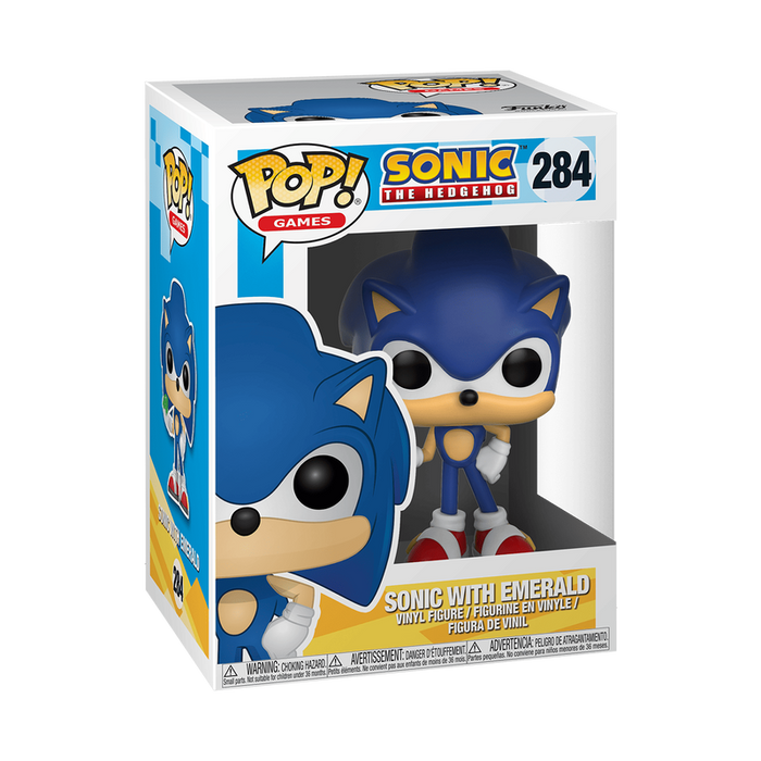 Funko Pop Figure: Games: Sonic: Sonic w/ Emerald