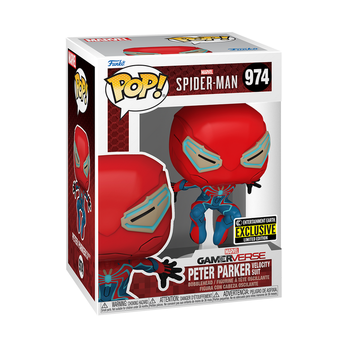 Funko POP Games: Spider-Man 1- Peter Parker (Velocity Suit) Exclusive