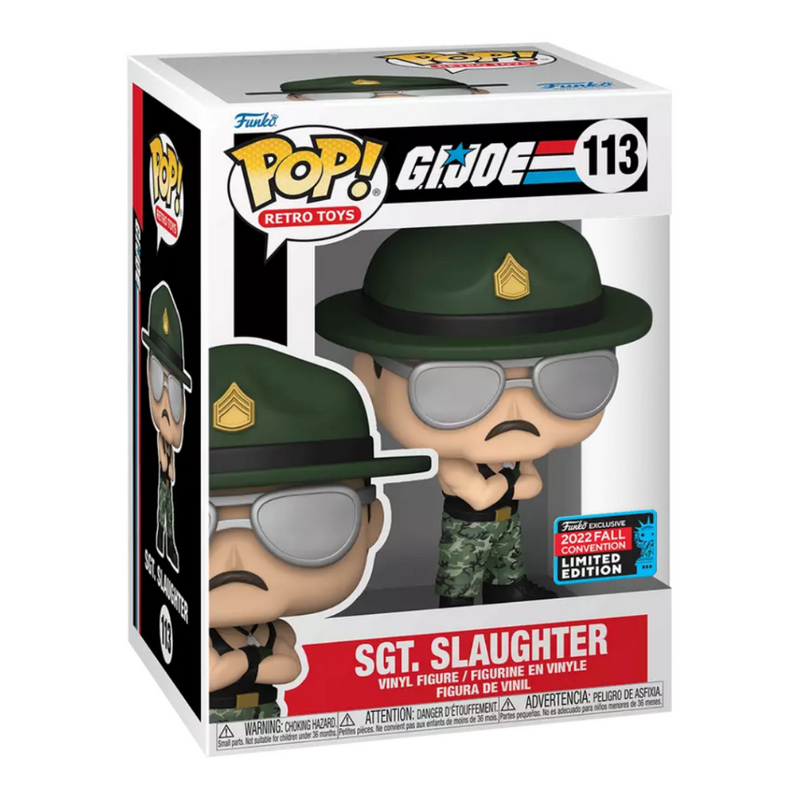 Funko POP G.I. Joe - Sgt. Slaughter Limited Edition