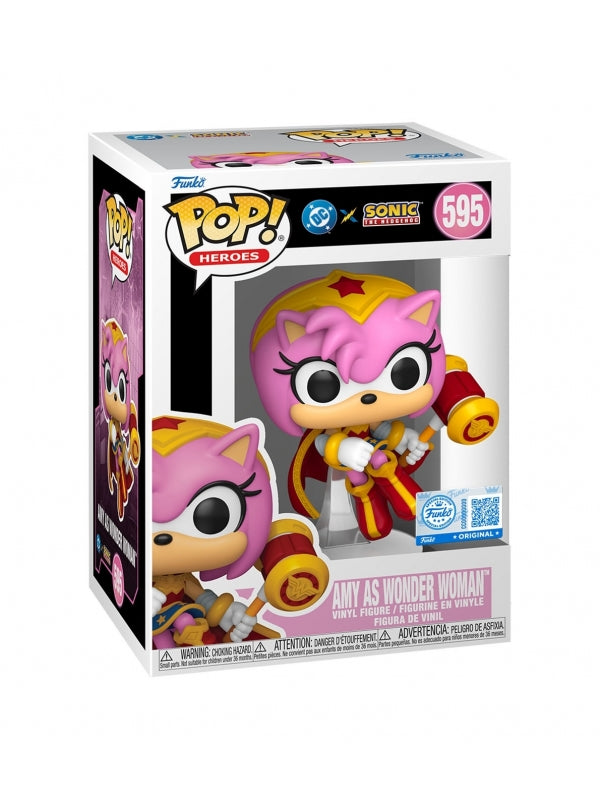 Funko POP - Heroes Amy Rose/Wonder Woman - Sonic