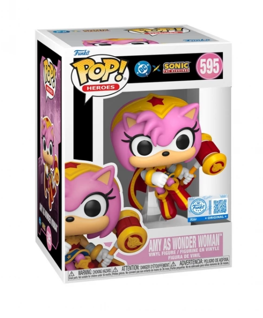 Funko POP - Heroes Amy Rose/Wonder Woman - Sonic Special Edition (Outlet)
