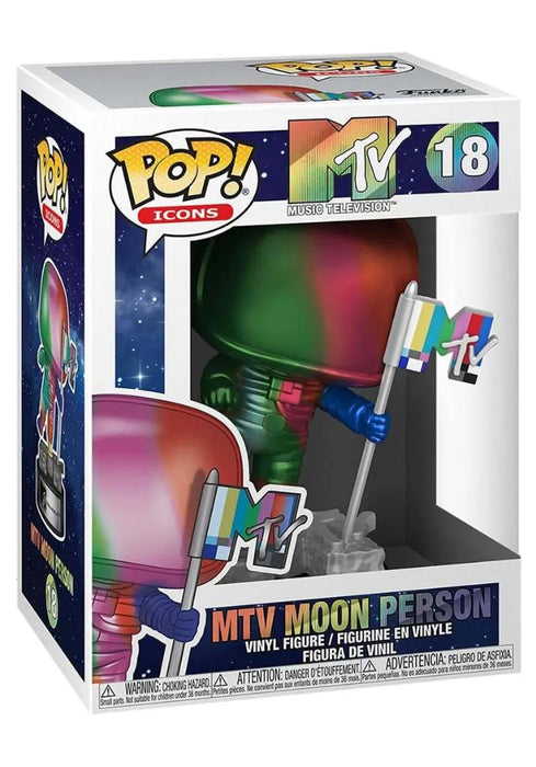 Funko POP Icons MTV Moon Person (Rainbow)(MT)