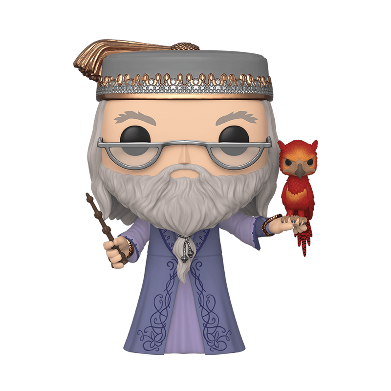 Funko POP Jumbo: Harry Potter- Albus Dumbledore with Fawkes 10"