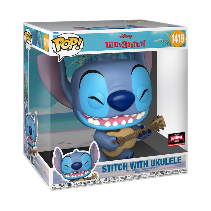 Funko  POP Deluxe 10'': Stitch with Ukulele