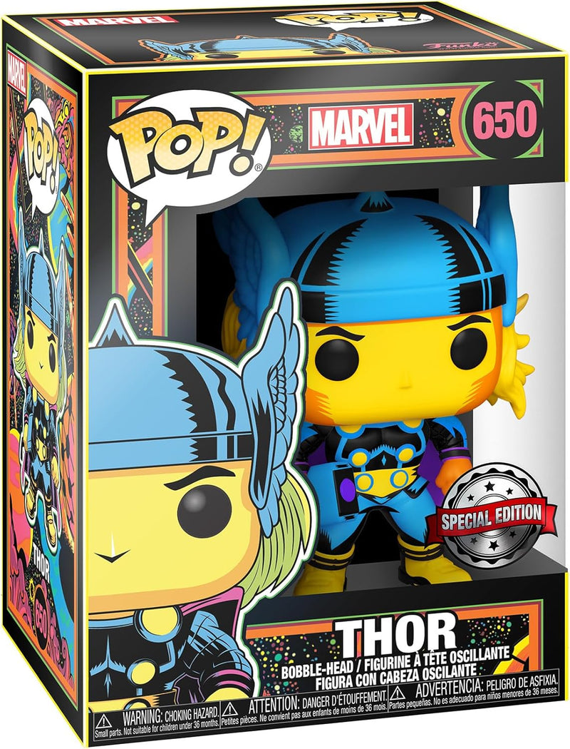 Funko POP Marvel Black Light Thor Special Edition