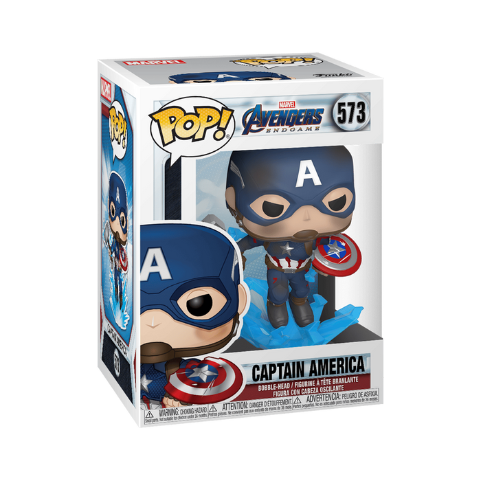 Funko POP Marvel: Endgame- Captain America with Broken Shield