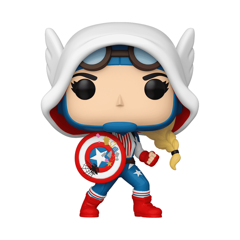 Funko POP Marvel: Gwen Stacy - Captain America Gwen