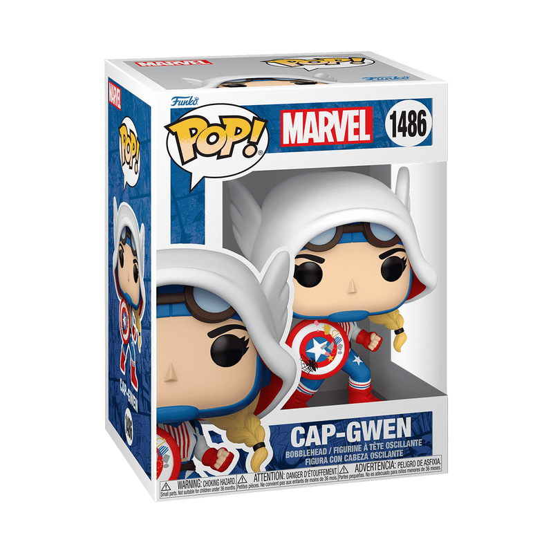 Funko POP Marvel: Gwen Stacy - Captain America Gwen
