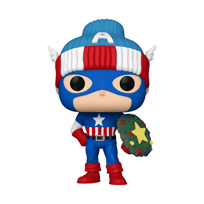 Funko POP Marvel: Holiday - Captain America