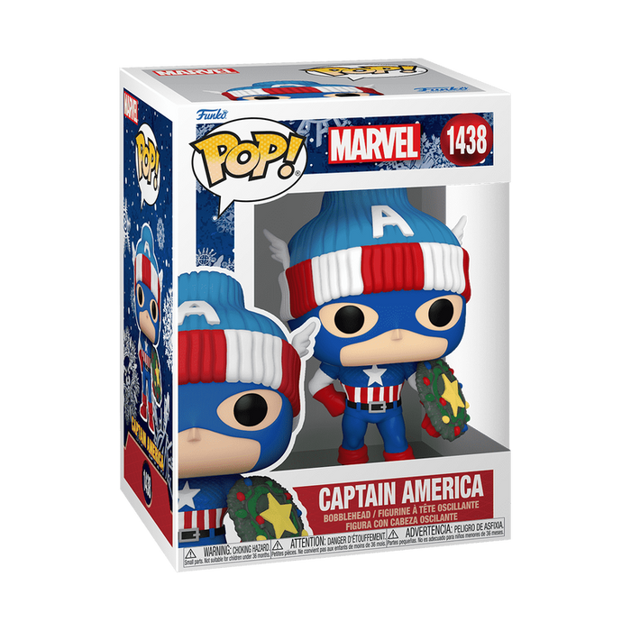 Funko POP Marvel: Holiday - Captain America