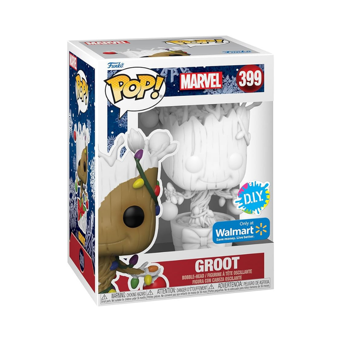 Funko POP Marvel Holiday Groot D.I.Y. Special Edition (Kendin Boya)