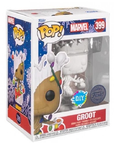 Funko POP Figure - Marvel: Holiday Groot DIY Special Edition