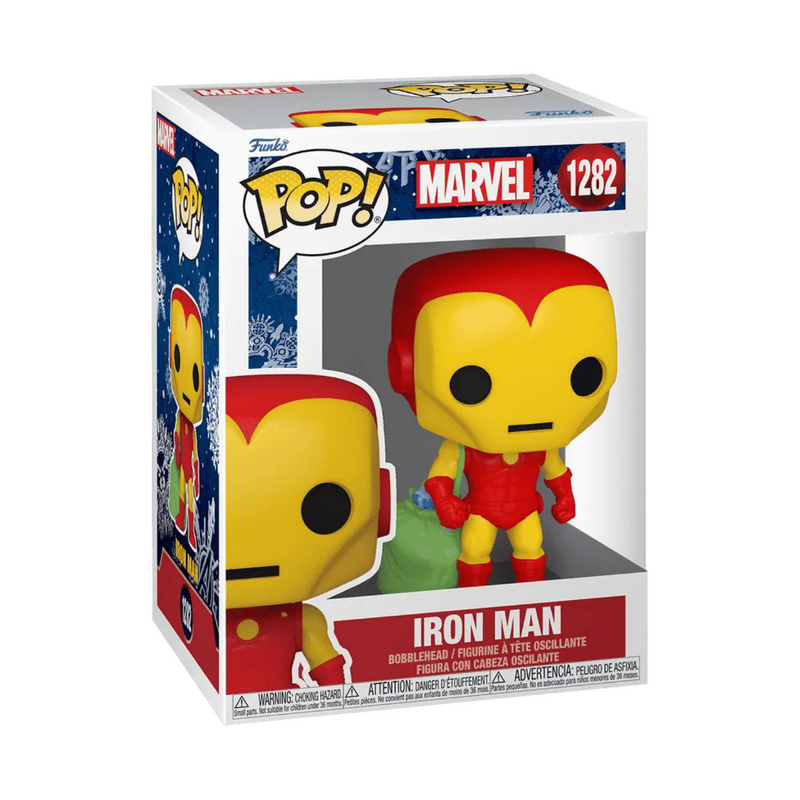 Funko POP Marvel Holiday Iron Man With Bag