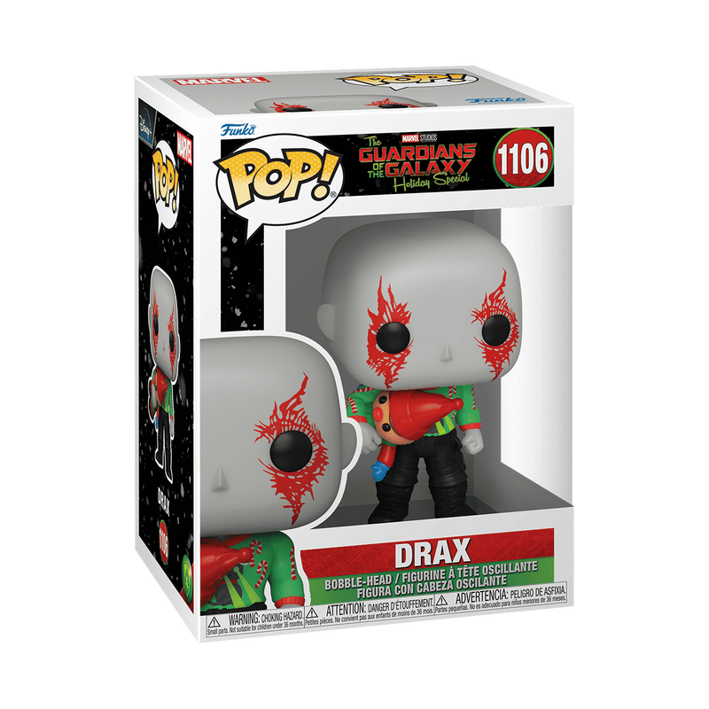 Funko Pop Figure: Marvel - Holiday - The Guardians of The Galaxy - Drax