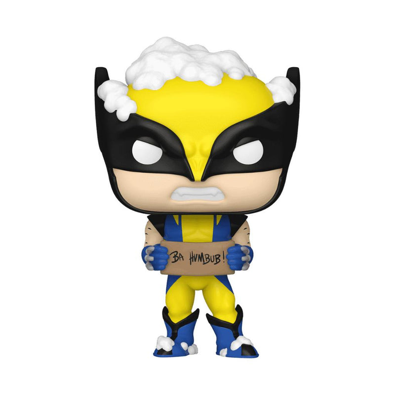 Funko POP Marvel: Holiday Wolverine With Sign