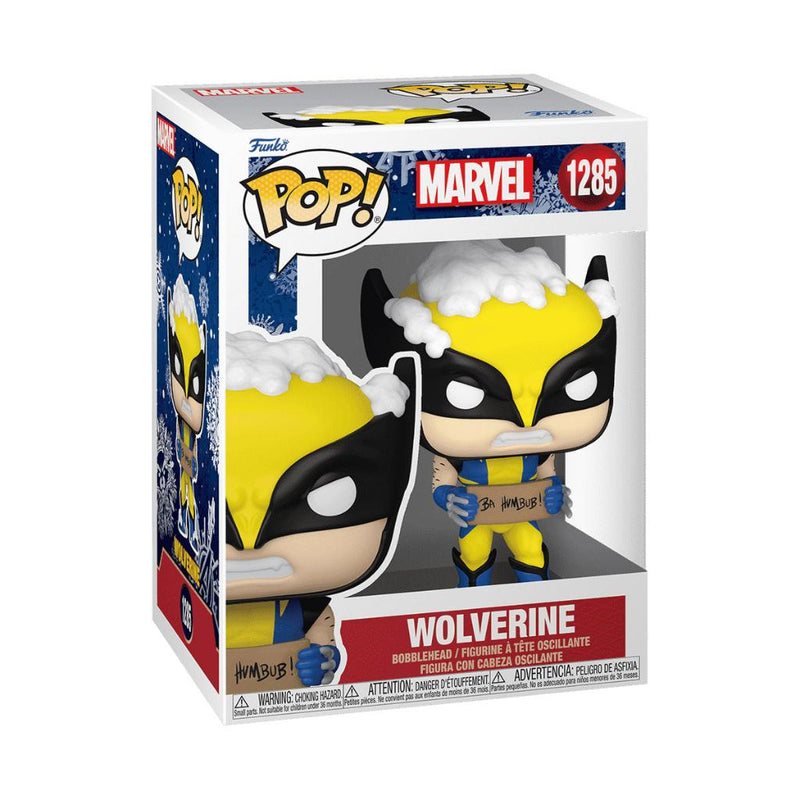 Funko POP Marvel: Holiday Wolverine With Sign