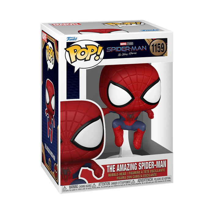 Funko POP Figure - Marvel:Spederman: No Way Home - The Amazing Spiderman Leaping (Andrew Garfield)