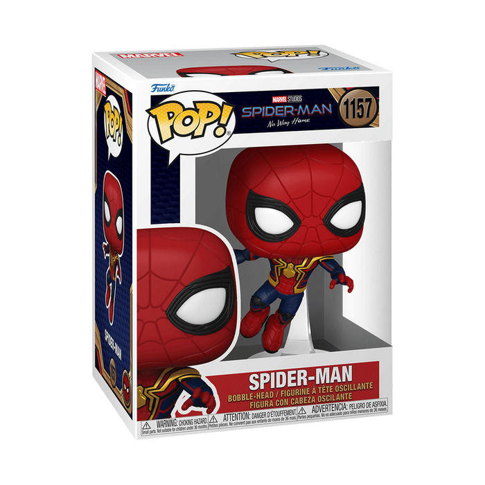 Funko POP Figure - Marvel:Spederman: No Way Home - Tom Holland Spiderman Leaping