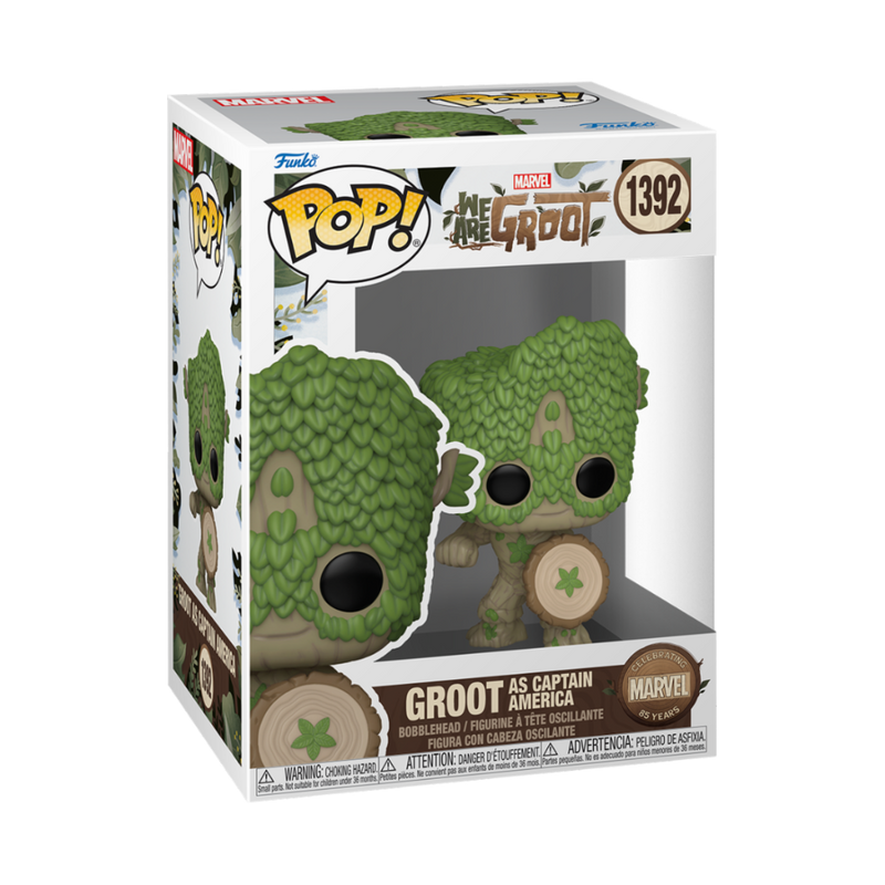 Funko POP Marvel: Groot as Captain America