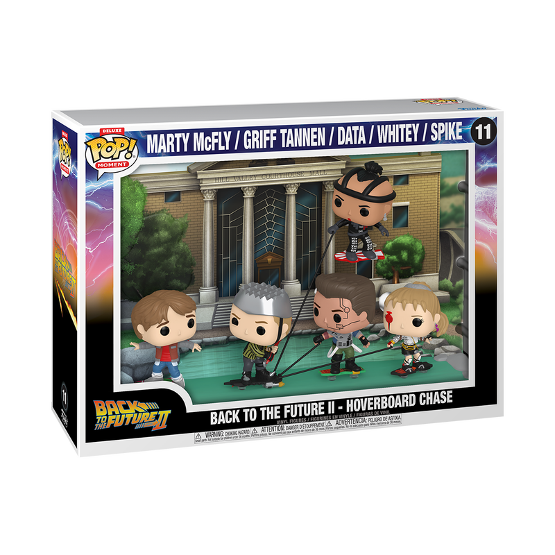 Funko POP - Moments Deluxe Back to the Future II - Hoverboard Chase