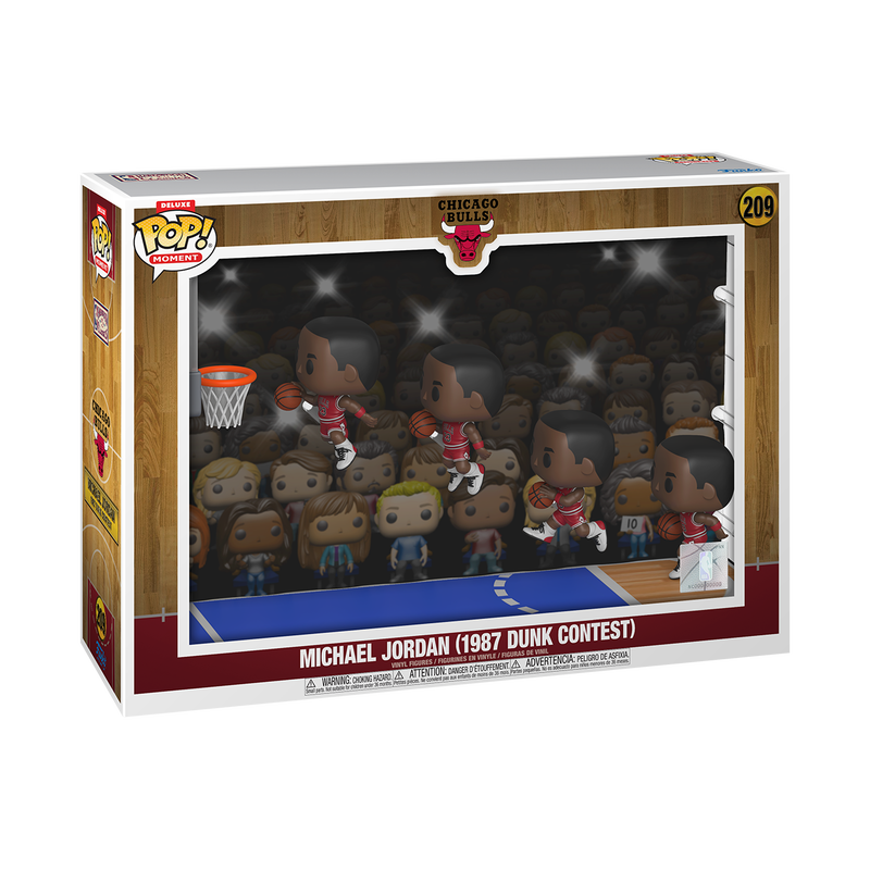 Funko POP - Moments Deluxe - Deluxe Moment Michael Jordan (1987 Funko POP - Moments Deluxe - Deluxe Moment Michael Jordan (1987