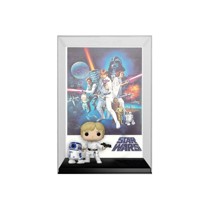 Funko Deluxe POP Figure - Movie Poster: Star Wars: A New Hope - Luke with R2-D2