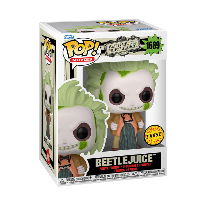 Funko POP Movies: Beetlejuice 2 - Beetlejuice w/Chase