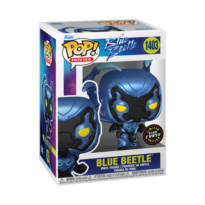 Funko POP Figure Movies: Blue Beetle- Blue Beetle Chase