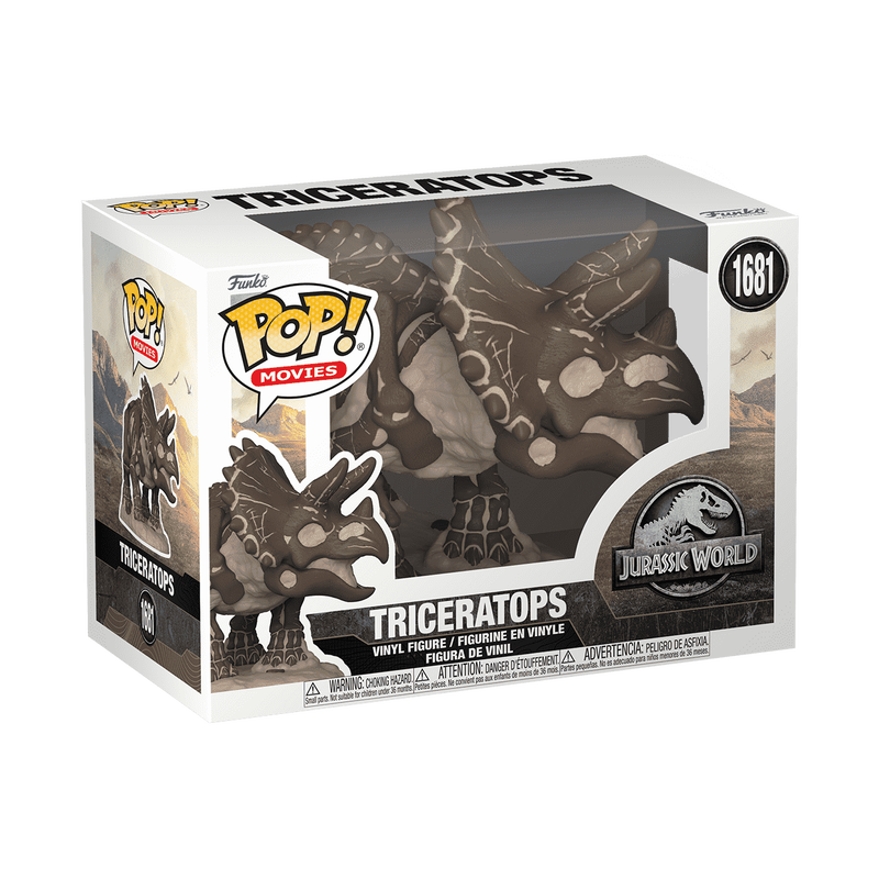 Funko POP Movies: Jurassic Park - Triceratops (Fossil)