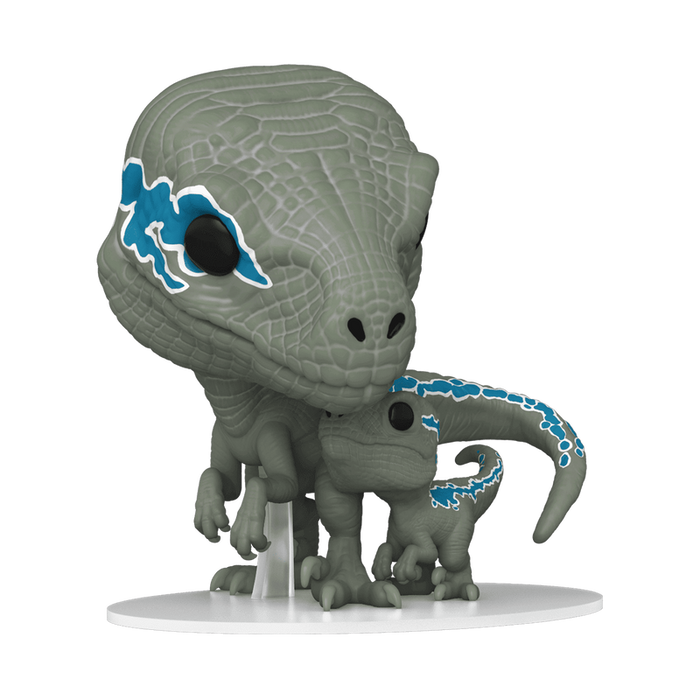 Funko POP Movies: Jurassic World 3 Dominion Velociraptors Blue & Beta