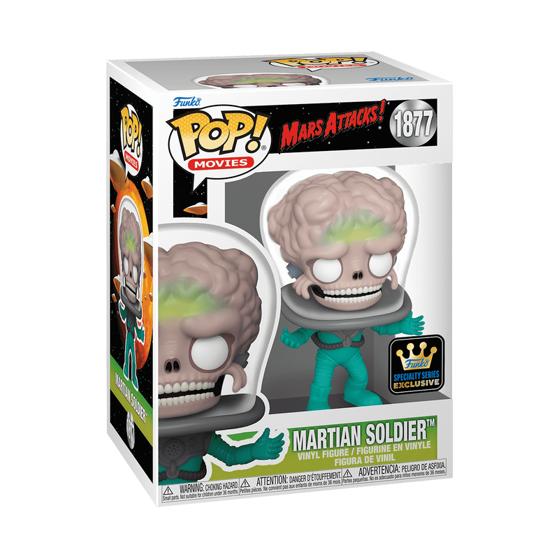 Funko POP - Movies  Mars Attacks - Soldier Glow in the dark (Exclusive)