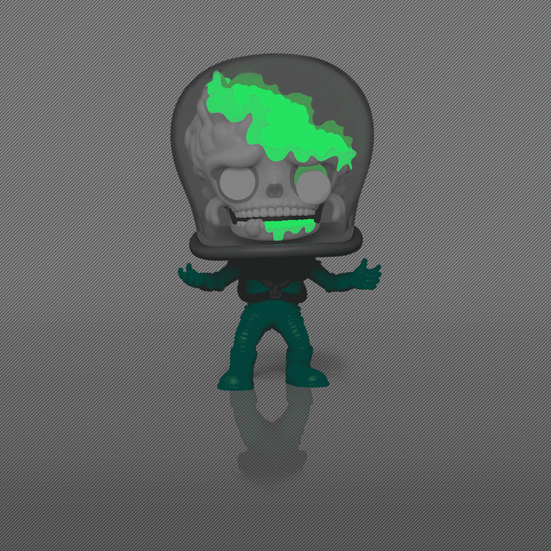 Funko POP - Movies Mars Attacks - Soldier with chase (Glow in the dark)