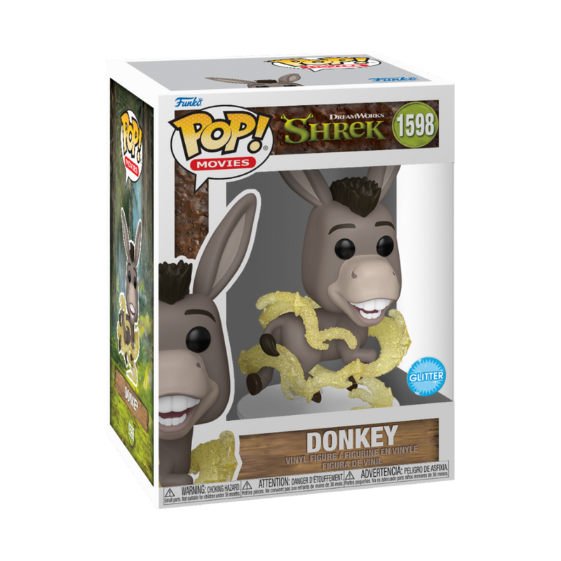 Funko POP Movies: Shrek 30th - Donkey (Glitter)