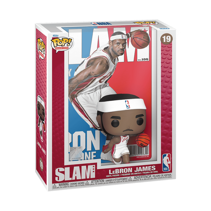 Funko Pop NBA Cover: Slam – LeBron James (Outlet)