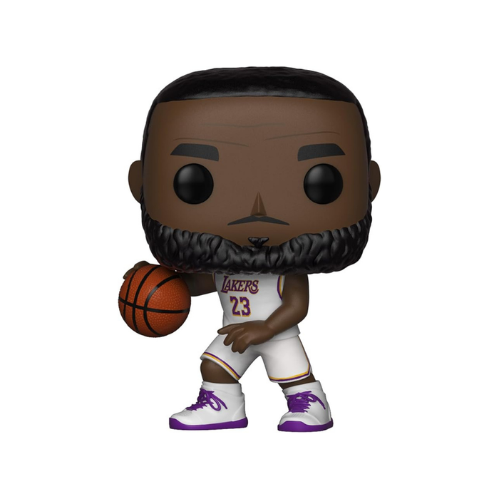 Funko  POP NBA: Lakers - Lebron James (White Uniform)