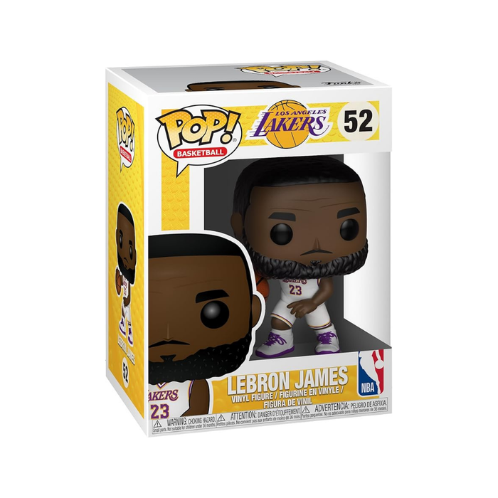 Funko  POP NBA: Lakers - Lebron James (White Uniform)