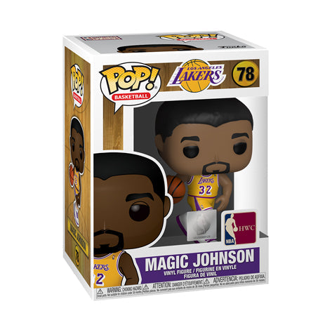 Funko POP Figure - NBA: Legends- Magic Johnson (Lakers home)