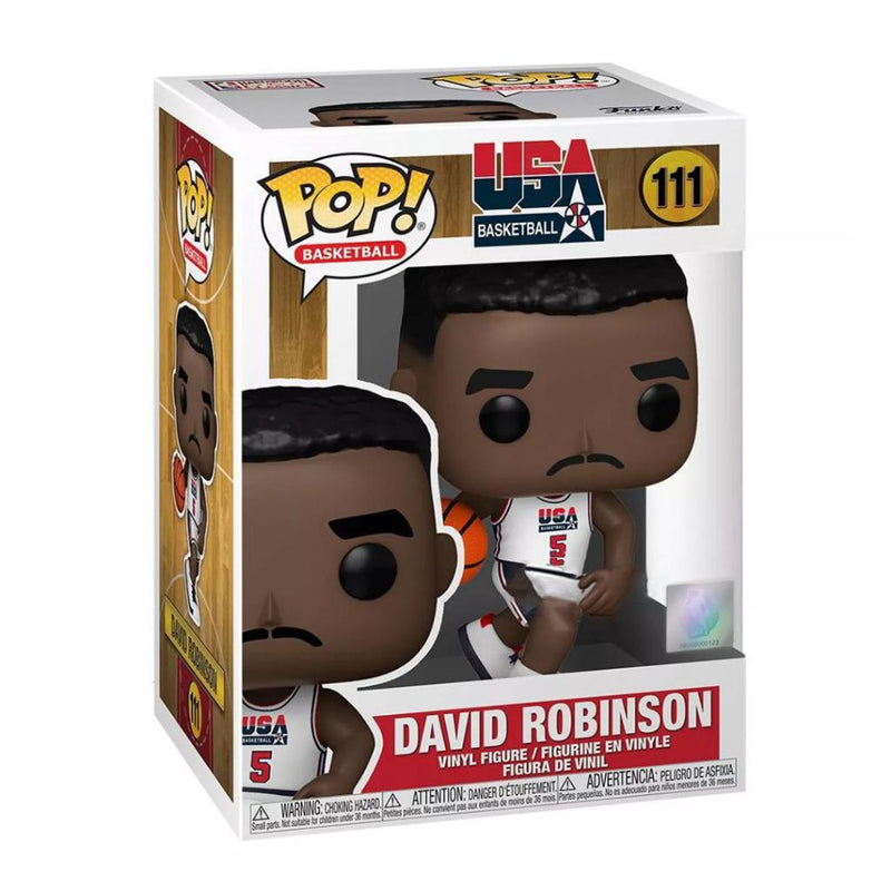 Funko POP NBA Legends David Robinson(1992 Team USA White Special Edition