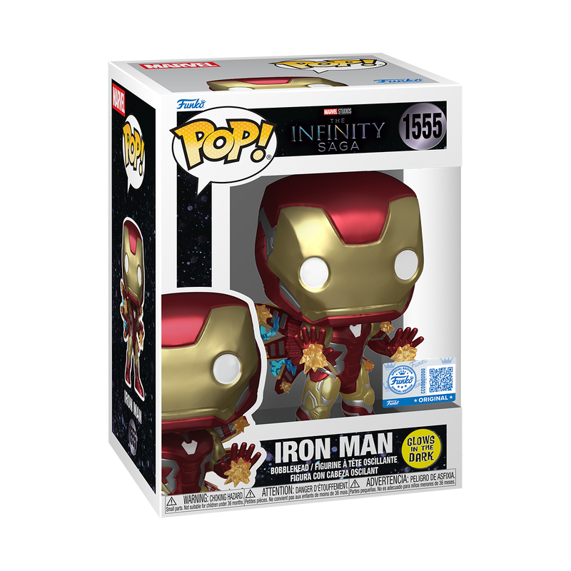 Funko POP - Plus End Game - Iron Man Beams Glow in the Dark (Special Edition)