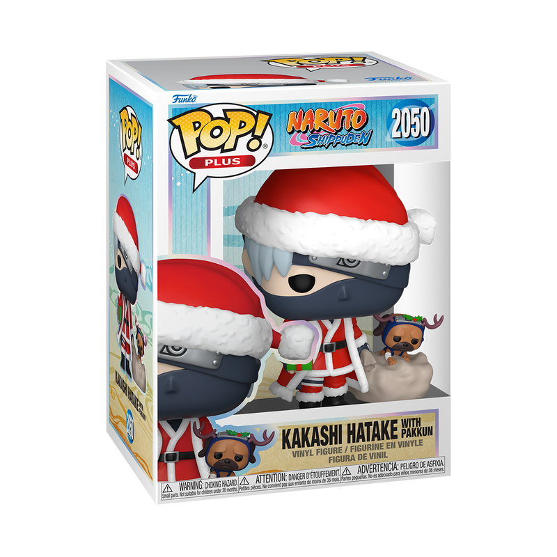 Funko POP - Plus Naruto - Kakashi Hatake with Pakkun (Holiday Outfit)