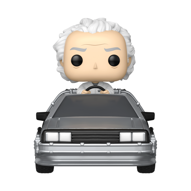 Funko POP - Rides Deluxe Back to the Future - Doc with Time Machine