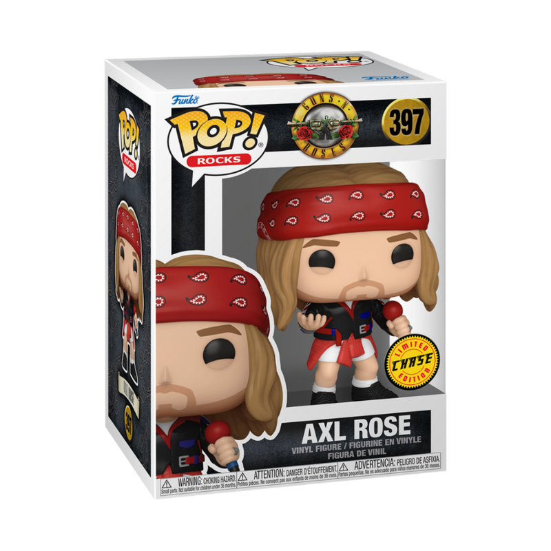 Funko POP Rocks: Guns n Roses - Axl Rose (1992) with Chase