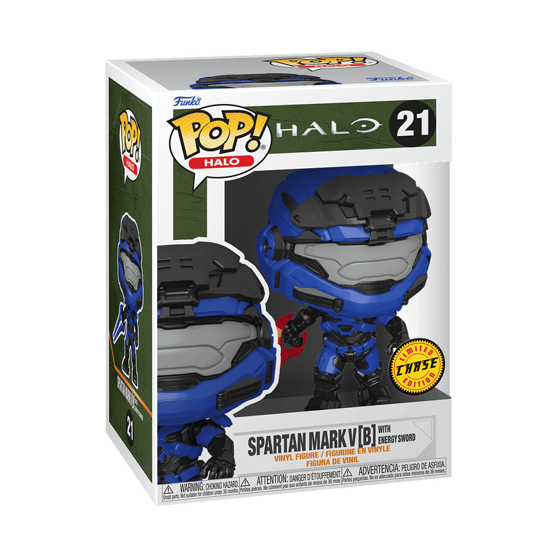Funko POP Games: Halo - Spartan Mark V [B] with Energy Sword