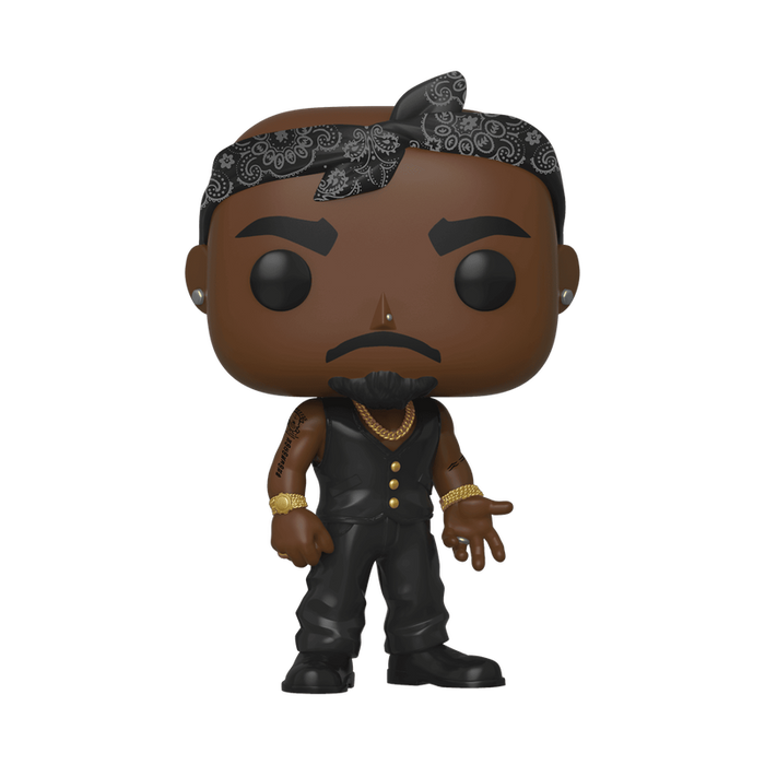 Funko Pop Figure: Rocks: Tupac - Vest with Bandana #158#